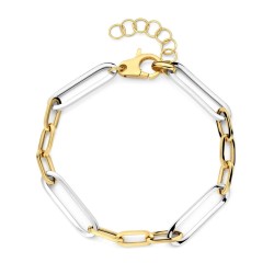 Bracelet Argent & plaqué or