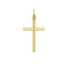 Croix Or 24x15 Facetée