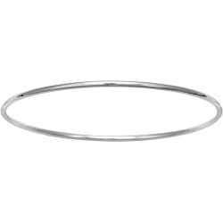 Bracelet Argent Rigide fil rond 2 mm