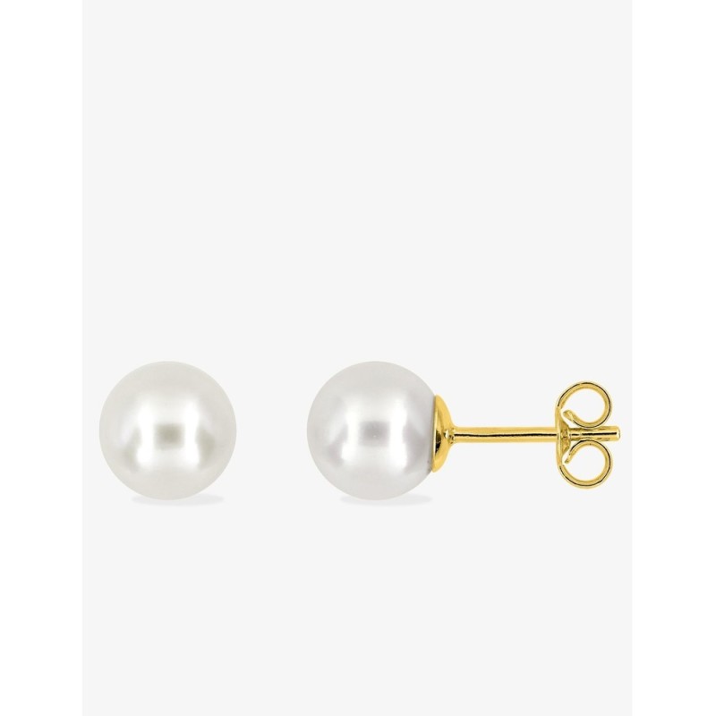 Boucles Or et Perles de Culture Akoya 6mm