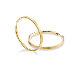 Bijoux en Titane -Créolees 3 mm - D 40 mm