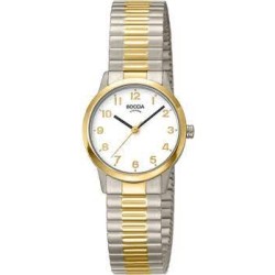 Montre Dame en TItane bicolore bracelet extensible