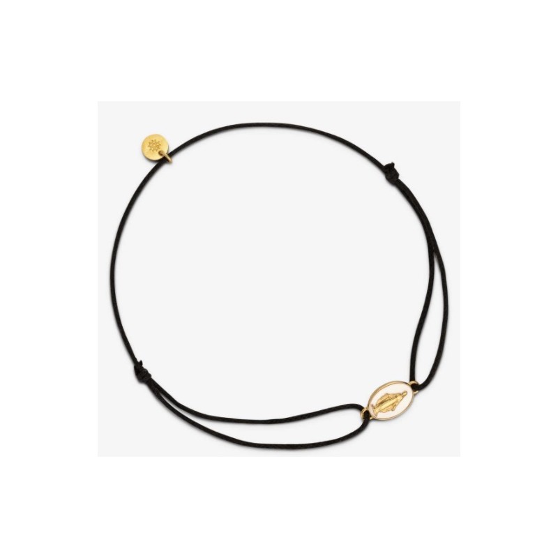 Bracelet Or Vierge Miraculeuse 10mm Ivoire
