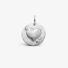 Pendentif Argent Coeur Laurier 16MM