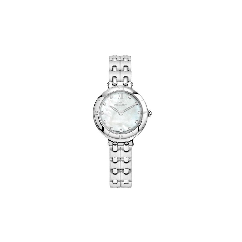 Montre Dame en Acier et Diamants MOOREA - n°série 88