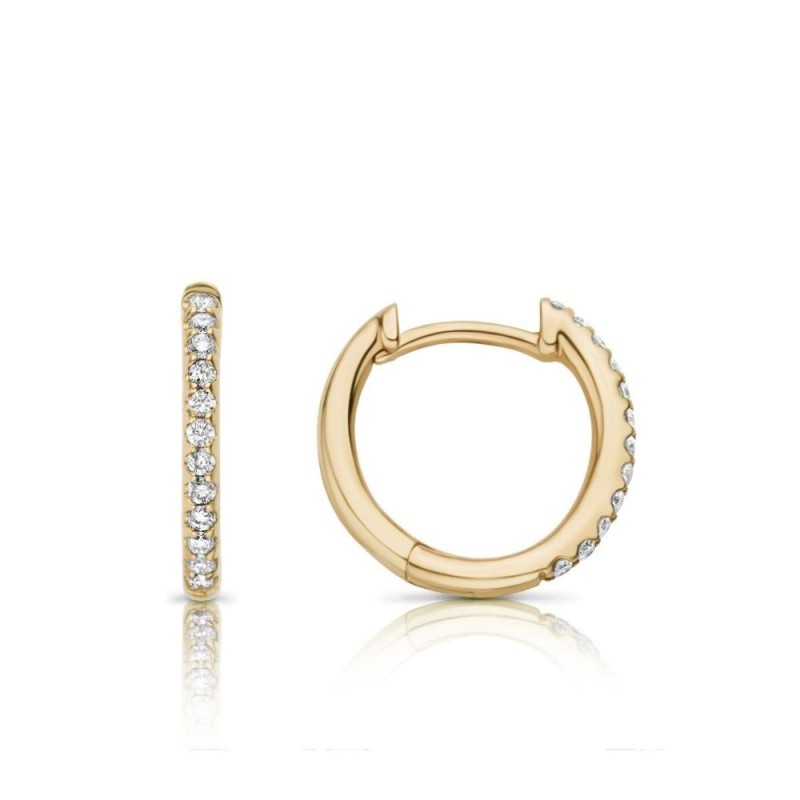 Créoles Or & Diamants F-GVS- ISCHIA