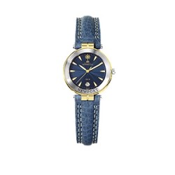 Montre Dame acier bracelet cuir Newport