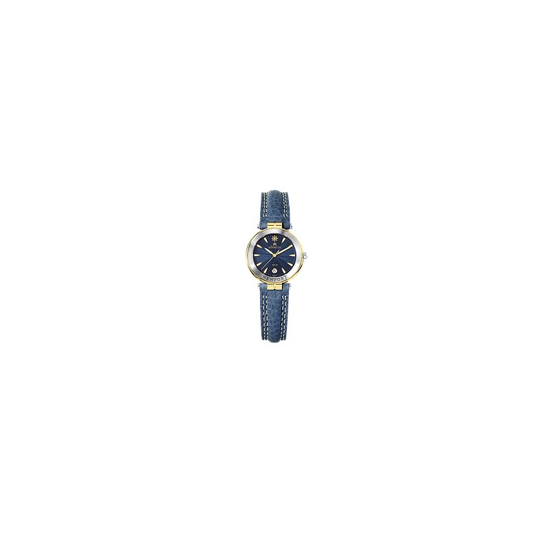 Montre Dame acier bracelet cuir Newport