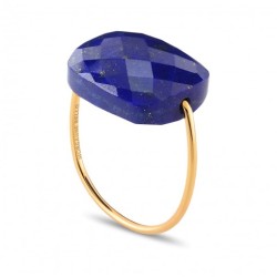 Bague Or et Pierres Fines Lapis Lazuli