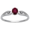 Bague Or et Rubis 