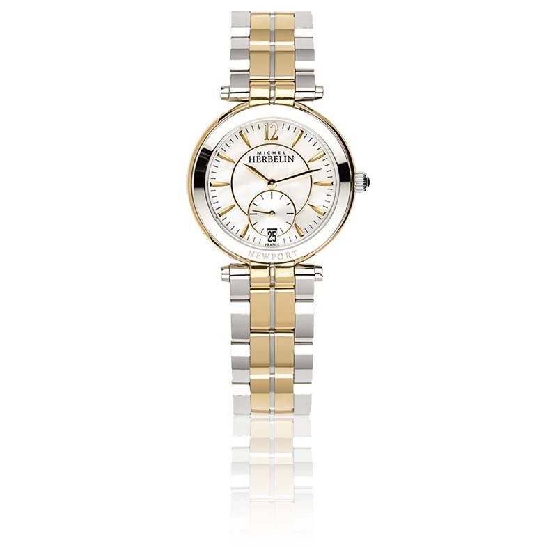 Montre Dame tour de bras Acier Bicolore - Newport