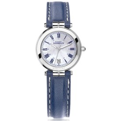 Montre Dame acier bracelet cuir Newport