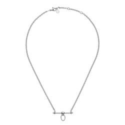 Collier Argent Trapéze - 50 cm - Comedie