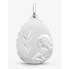 Médaille or Vierge Maternité Or blanc 18MM