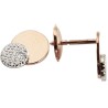Boucles Or et Pierres Diamants - or rose