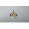 Médaille or Vierge priante 16 mm