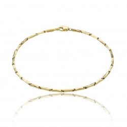 Bracelet Or maille BAMBOO