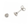 Boucles Or et Pierres Diamants 2 x 0,15 ct serti clos