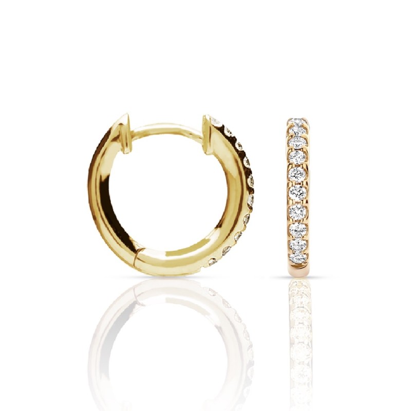 Créoles Or & Diamants F-GVS - ISCHIA