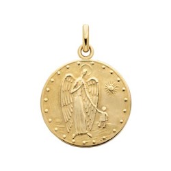 Médaille or Ange ange gardien de Lay