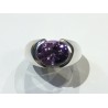 Bague Argent Améthyste