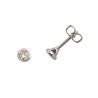 Boucles Or et Pierres Diamants 2 x 0,10 ct serti clos