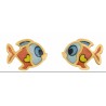 Boucles Or pour Enfant Poisson