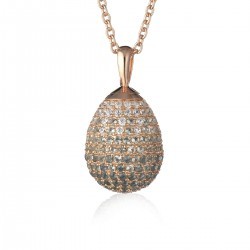 Collier Plaqué Or rose sur argent - 9Nine