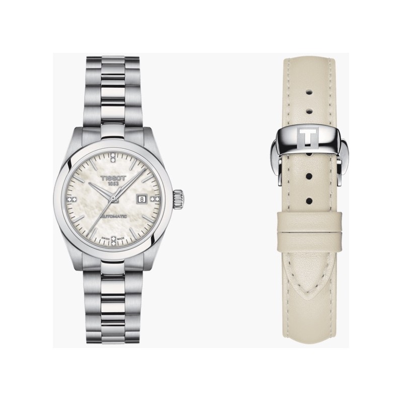 Montre Dame Automatique et Bracelet cuir - T-My Lady
