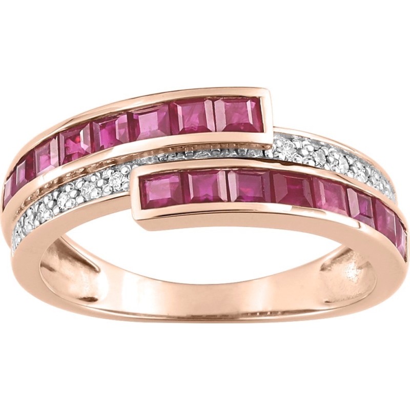 Bague Or et Rubis 
