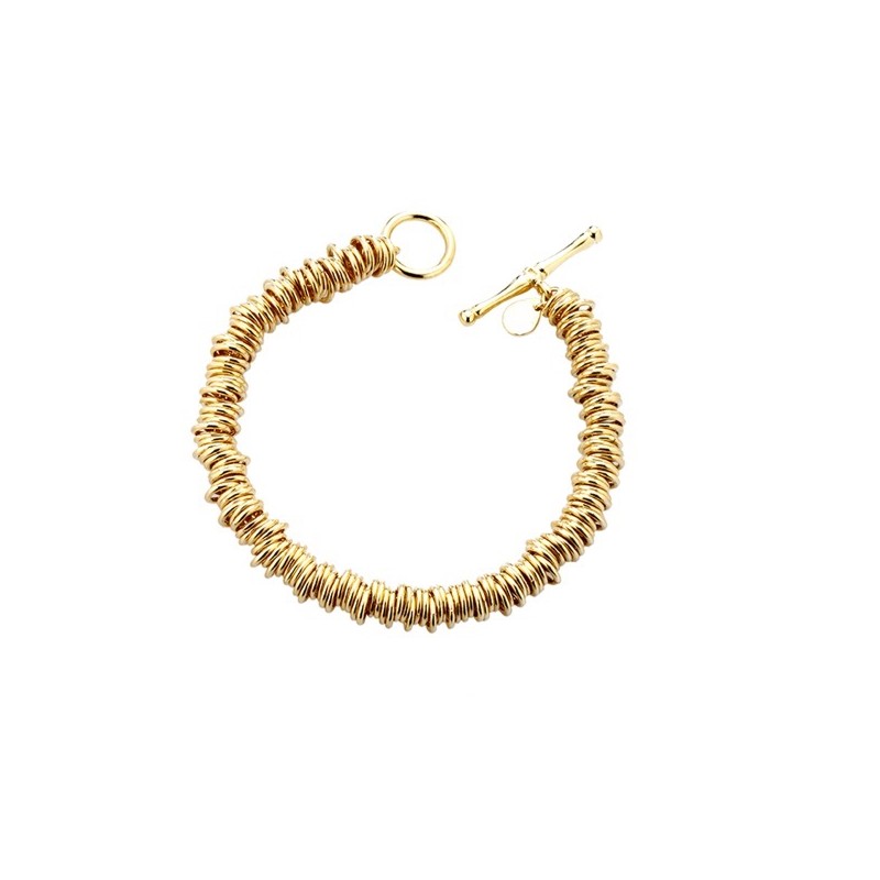 Bracelet Plaqué Or jaune sur argent