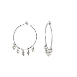 Boucles argent & Perles de culture Eau Douce Potatos