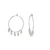 Boucles argent & Perles de culture Eau Douce Potatos