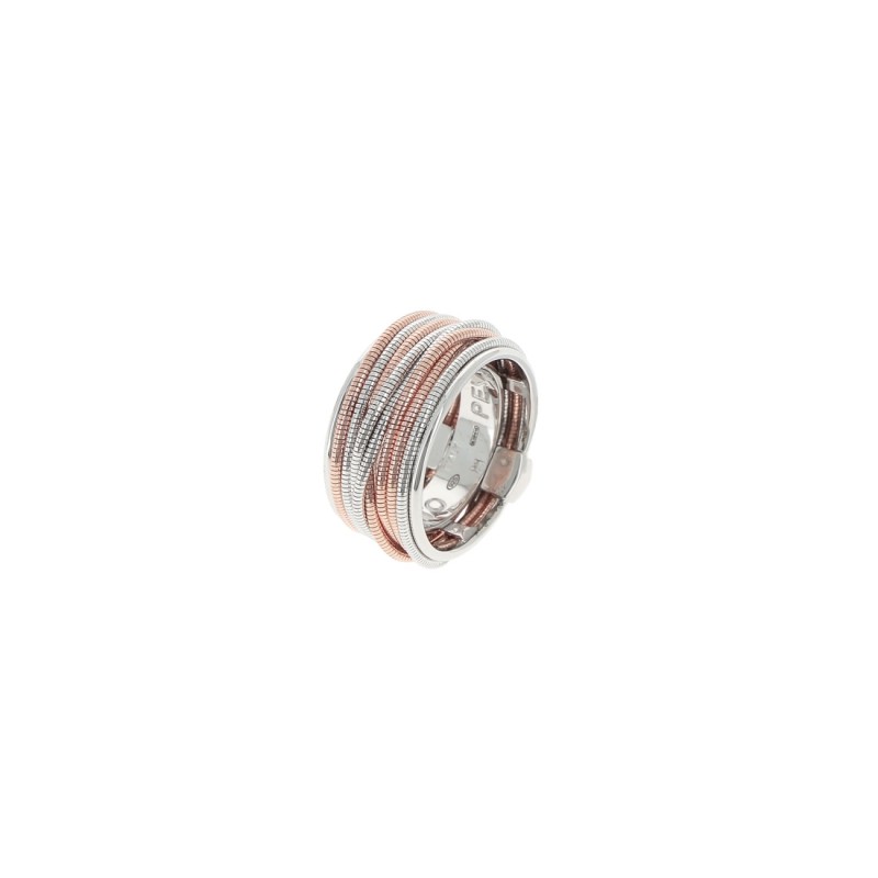 Bague Argent & argent plaqué rose