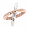 Bague Argent & argent plaqué rose