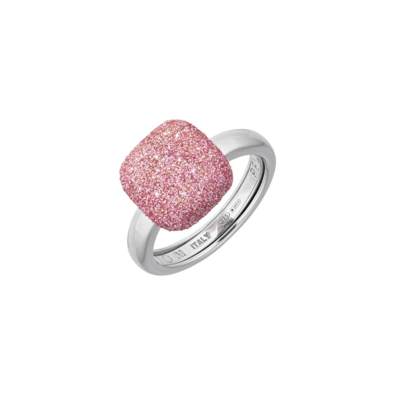 Bague Argent polvere rose Tokyo