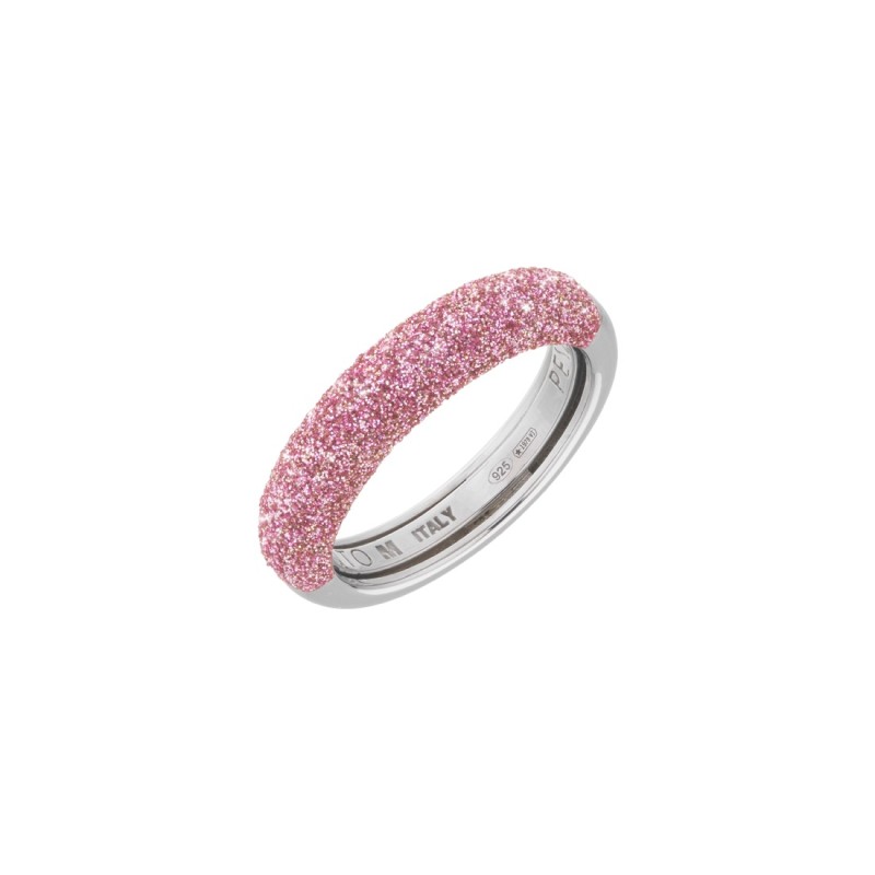 Bague Argent polvere rose Tokyo