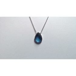Collier Or et Pierres Topaze Blue London