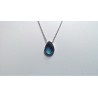 Collier Or et Pierres Topaze Blue London