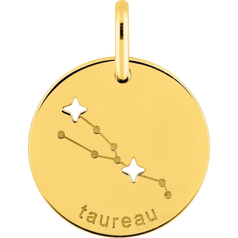 Médaille Or Constellation du Taureau