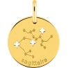 Médaille Or Constellation du sagitaire