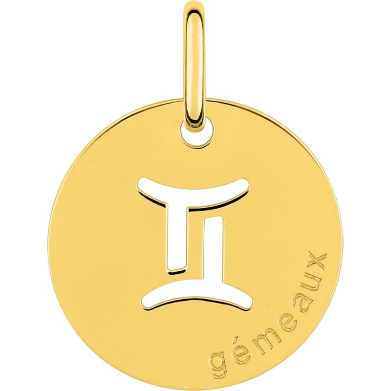 Médaille Or Zociac Gémeaux