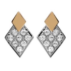 Boucles Or et Pierres Diamants