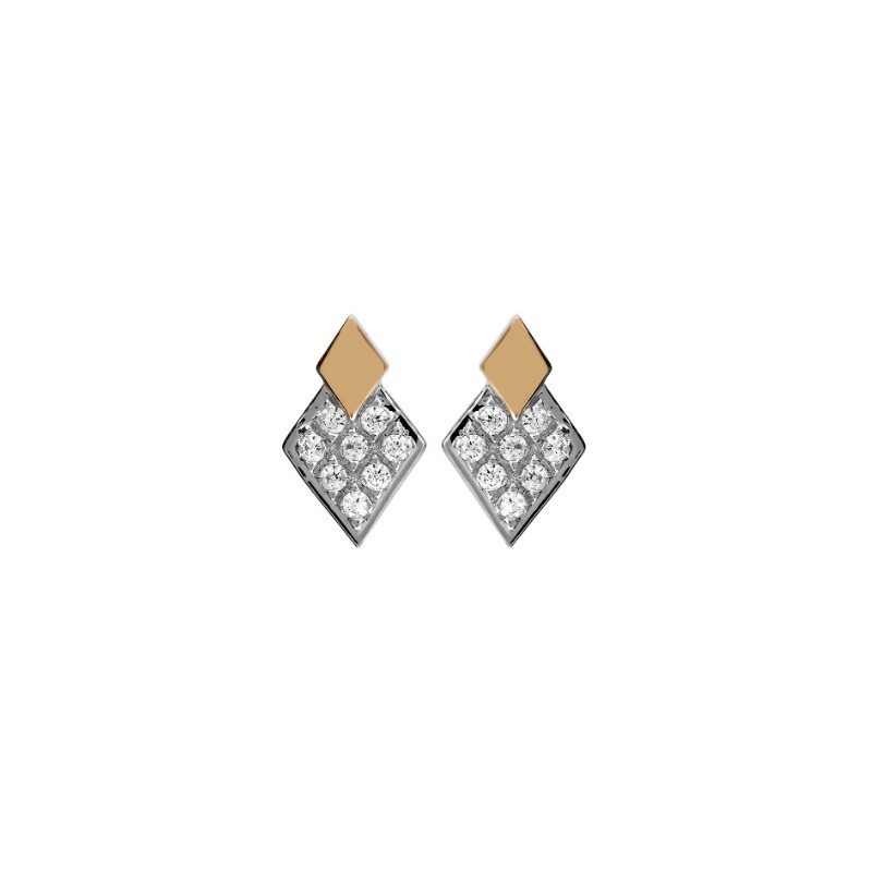 Boucles Or et Pierres Diamants