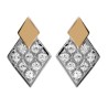 Boucles Or et Pierres Diamants
