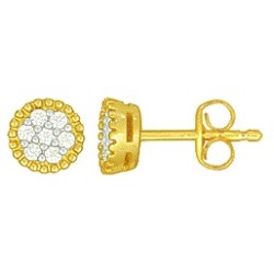 Boucles Or et Pierres Diamants