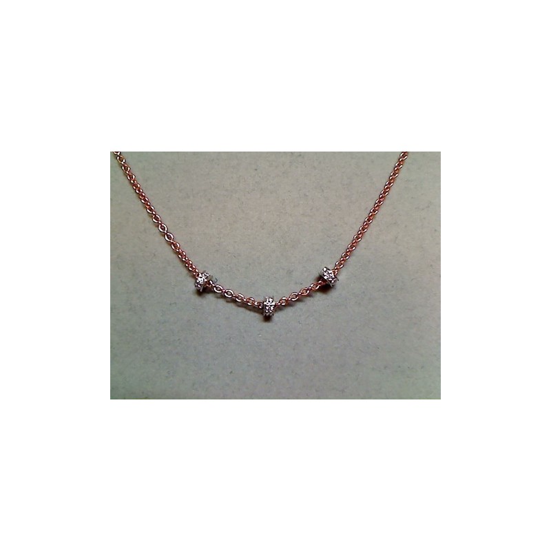 Collier Or et Pierres Diamants