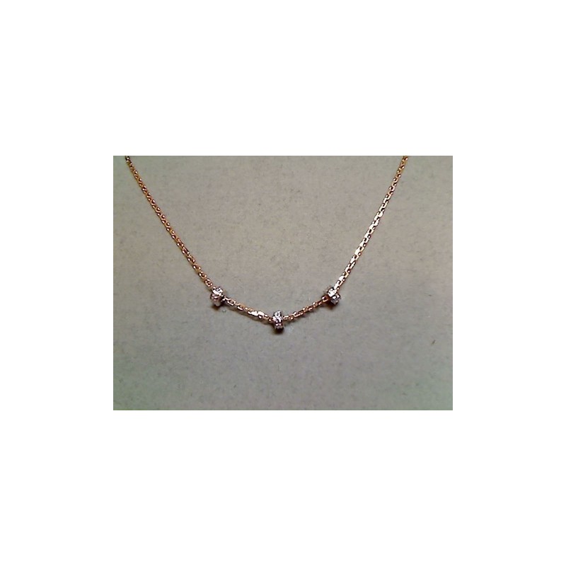 Collier Or et Pierres Diamants