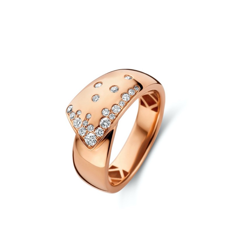 Bague Or et Diamant Or rose