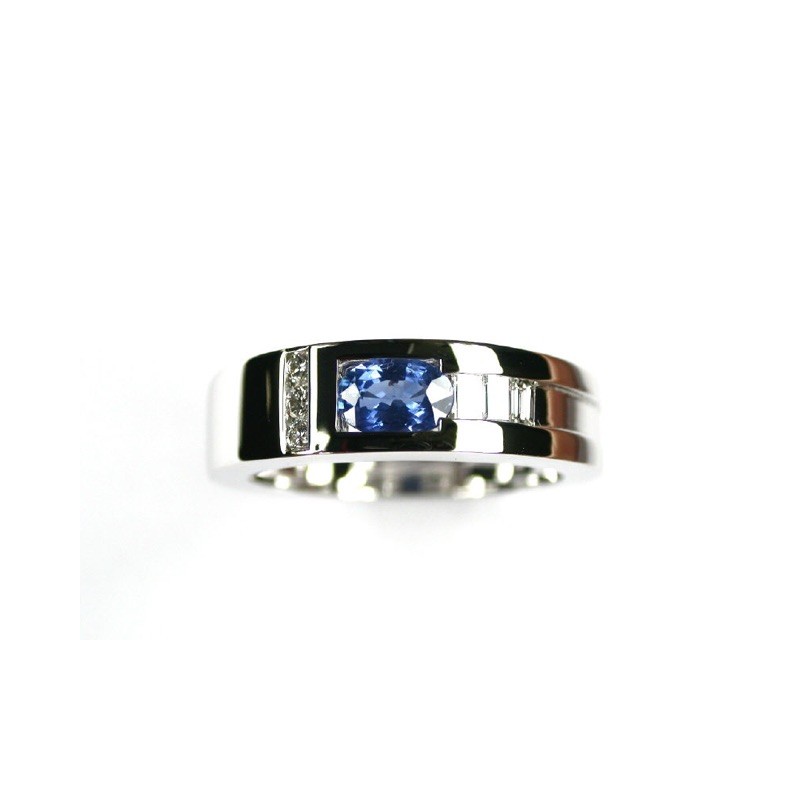 Bague Or et Saphir & Diamants